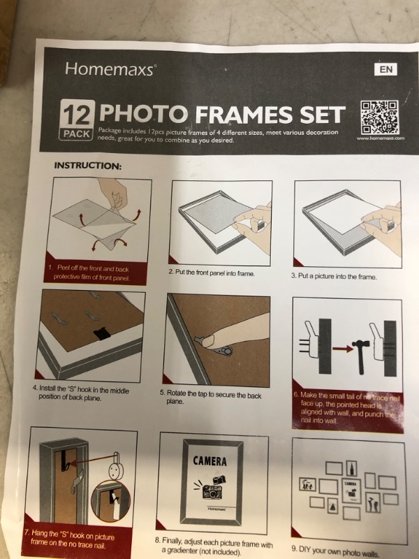 Photo 1 of 12 PHOTO FRAME SET
