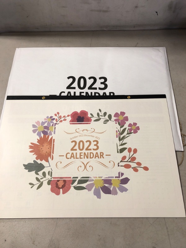 Photo 2 of Kisdo Large Wall Calendar 2022-2023(16.3”x11.4”) , Desk Calendar with to-do list and notes, 15 Months Calendar from Oct.2022 - Dec. 2023, 2022-2023 Calendar With Julian Dates for Home Schooling Plan & Schedule Solid