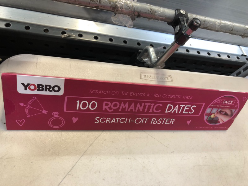 Photo 1 of YOBRO 100 Dates Scratch Off Poster, Date Night Ideas Poster, Romantic Gifts for Women, Anniversary for Couples, Engagement Gifts for Her, or Just to Show Someone You Love Them