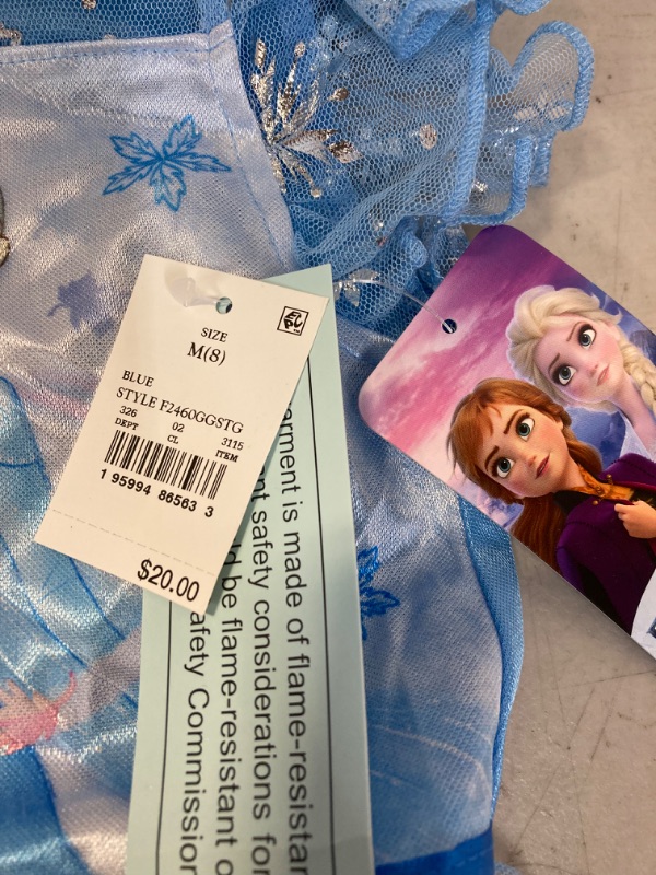 Photo 2 of Girls' Frozen NightGown - Blue SIZE M
