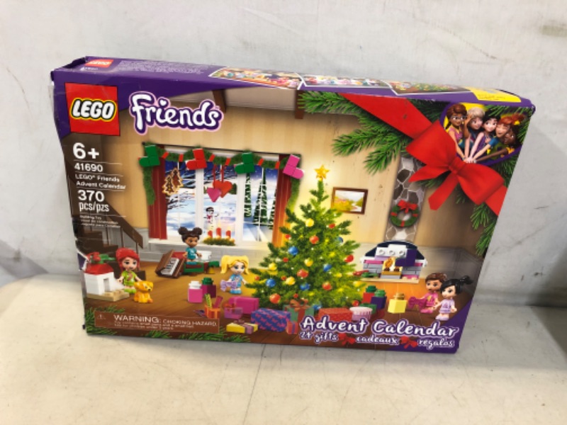 Photo 2 of LEGO Friends Advent Calendar 41690 Building Kit; Christmas Countdown for Creative Kids; New 2021 (370 Pieces)---factory sealed