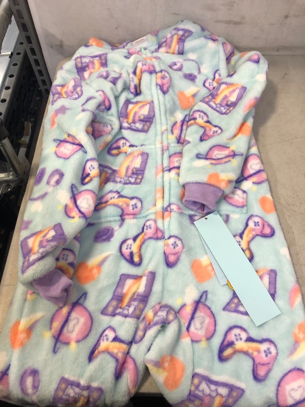 Photo 2 of Girl' Hooded Blanket Leeper Pajama Jumpuit - Cat & Jack™
S