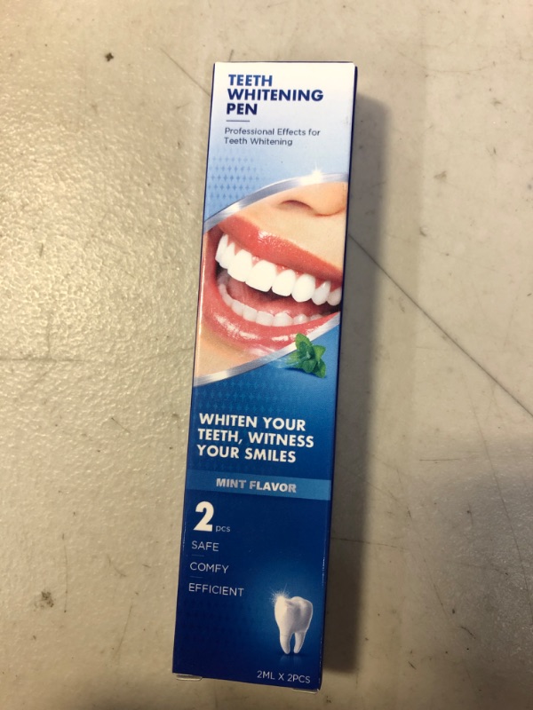 Photo 2 of SANHE Teeth Whitening Pen for Sensitive Teeth, Safe & Effective, Painless Treatments for Tooth Whitening, Easy to Use, Fast Whitening, Travel-Friendly, Mint Flavor, 2 Pack
