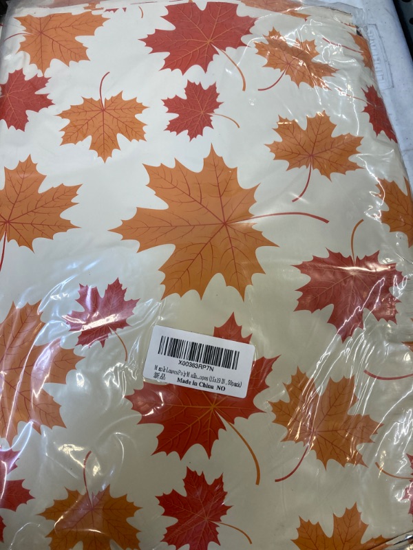 Photo 2 of Ndeno 50 Pack Fall Poly Mailers Maple Leaves Large Shipping Bag with Self Sealing, Autumn Mailing Bags for Small Business - Shipping Envelopes for Clothing (15x19 IN, 50pack) 15x19 IN, 50pack Maple Leaves