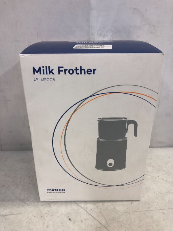 Photo 2 of Electric Milk Frother Automatic, Lychee Stainless Steel Foam Maker Milk Steamer Hot Cold Milk Warmer
