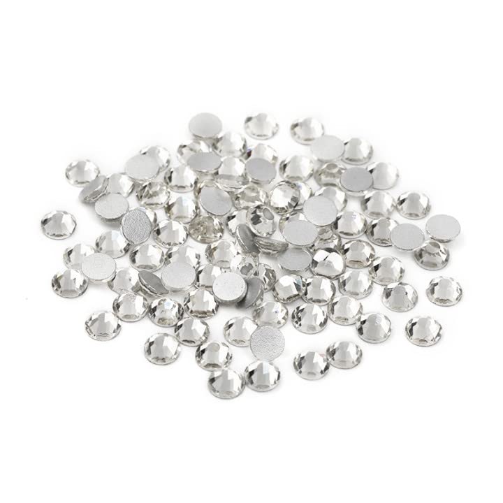 Photo 1 of Crystal Rhinestone Nail Design, Flat Bottom, No Glue, Size SS8 (2.3-2.5mm), 1440 Pieces -- FACTORY SEALED 
