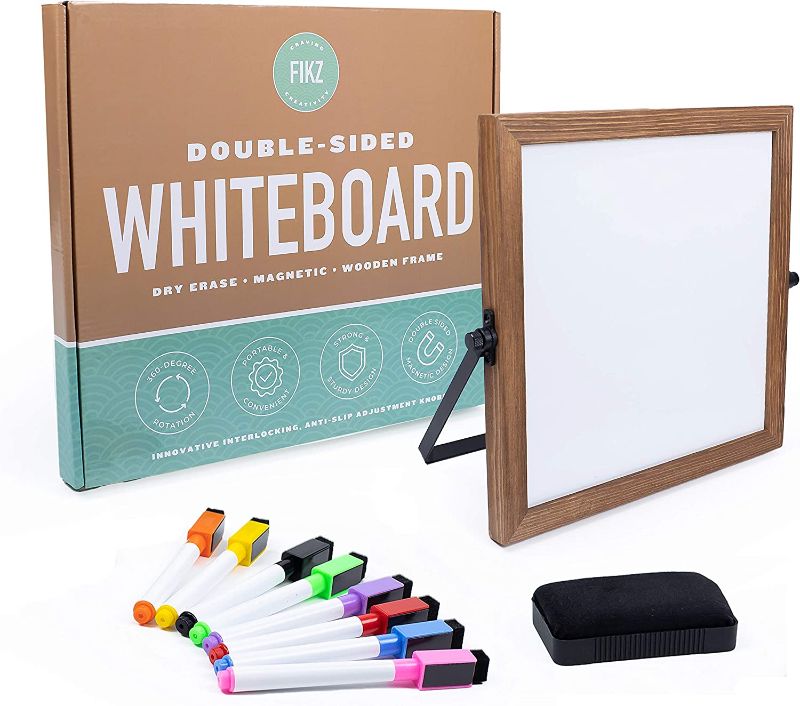 Photo 1 of  This Dry Erase Board Wood Frame is the Perfect Decorative White Board, Tabletop Whiteboard, or Dorm Whiteboard!
