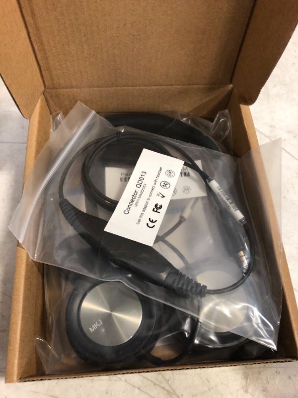 Photo 1 of USB Headset with Noise Cancelling Microphone, Mono Computer Headphone for Call Center Office Business PC Softphone Calls Microsoft Teams Skype Chat, Clear Voice for Voice Recognition, Comfortable
