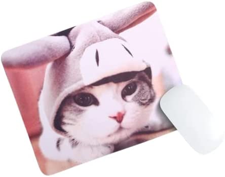 Photo 1 of SAKEESI Mouse Pads with Designs, Cute Computer Mouse Pads for Gamer Office & Home, 10.23 X 8.27 X 0.20 Inches(Cute Kitten)
