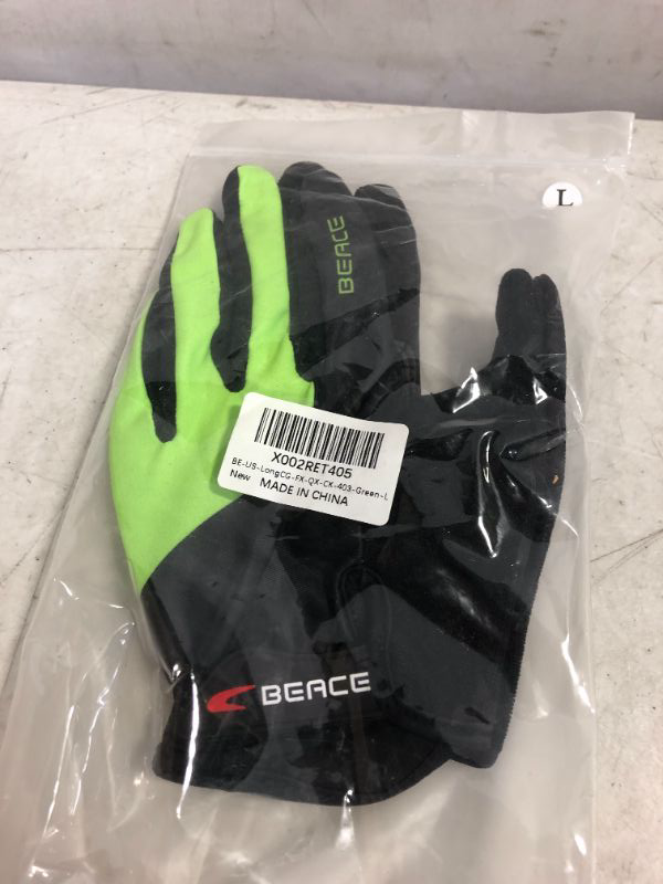 Photo 2 of BEACE Cycling Gloves Bike Gloves Biking Gloves for Women(Colorful Night Glow) with Touch Screen-Workout Gloves Full Finger Road Gloves Mountain Bike Gloves Anti-Slip Silicone Palm
