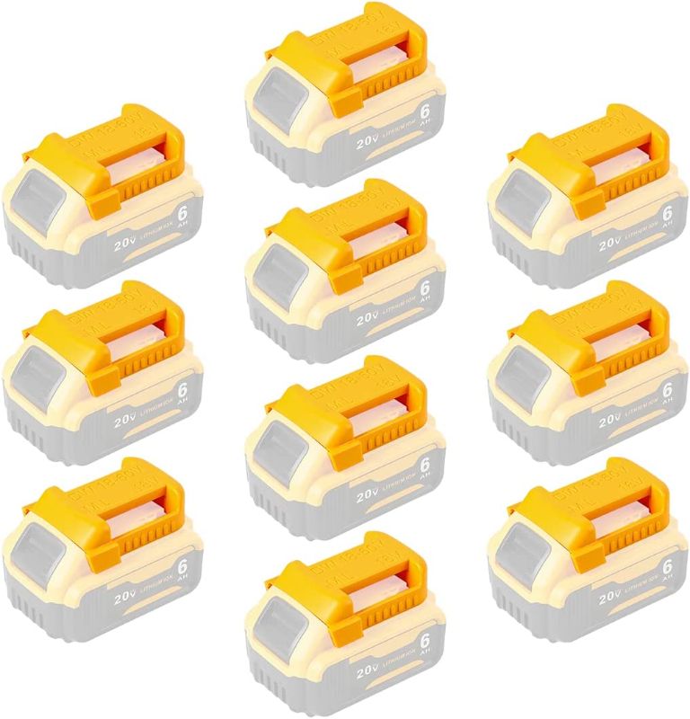 Photo 1 of  Battery Holder Compatible with Dewalt 20v Battery Holder 10Pack
