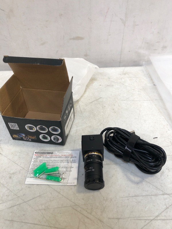 Photo 2 of ELP 8MP 3264X2448 Sony IMX179 CCTV USB Camera 5-50mm Varifocal CS Lens Hd USB Industrial Box Inside Surveillance USB Camera Webcam
