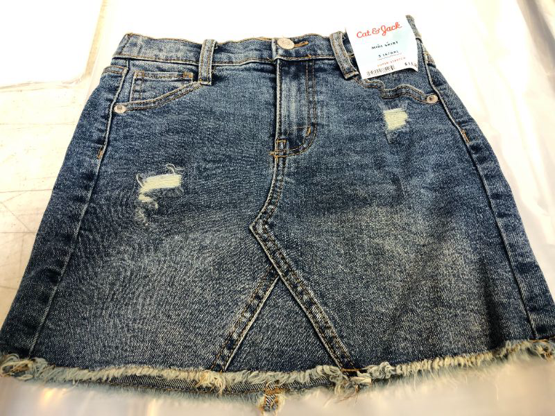 Photo 2 of Girls' Jeans Skirt SIZE SMALL 6/ 6X