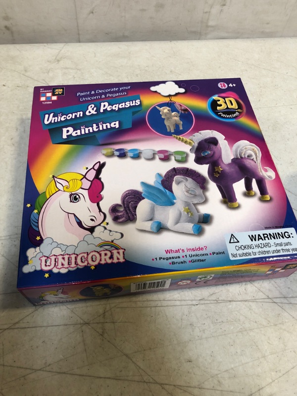 Photo 2 of Amav Toys 3D Unicron & Pegasus Painting Kit - All Inclusive & Ready To Paint - Enhance Creativity, Imagination & Improve Motor Skills - Best DIY Activity - Ideal Present For Unicorn Lovers A --- --- BRAND NEW FACTORY PACKAGED 

