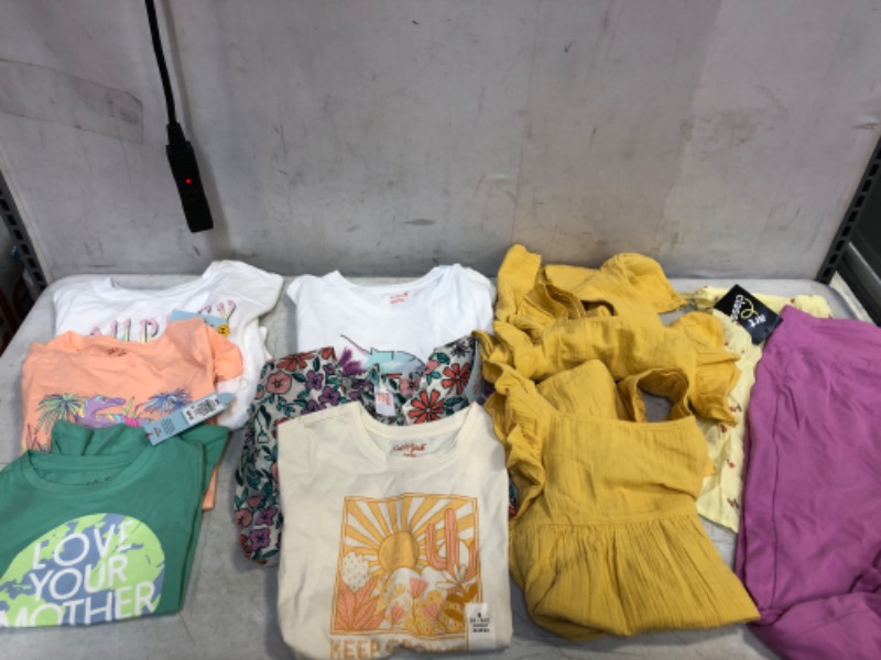 Photo 1 of 10PC LOT, VARIOUS  GIRL CLOTHES SIZES RANGE XS 4/5-XL 14/16
