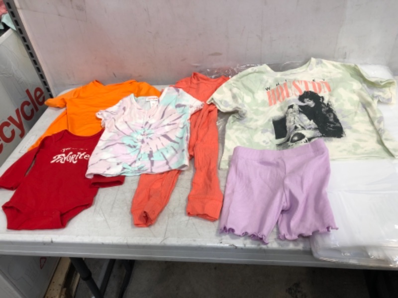 Photo 1 of BAG LOT, ASSORTED TODDLER AND KIDS' CLOTHES BUNDLE, VARIOUS SIZES AND COLORS, SOLD AS IS