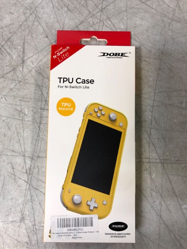 Photo 1 of ECHZOVE TPU Case Compatible with Switch Lite, Protective Case Compatible with Switch Lite with Tempered Glass Screen Protector - Yellow