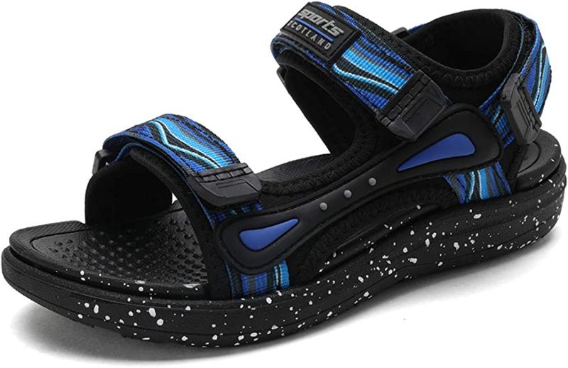Photo 1 of kulebear Kids Boys Summer Sports Sandals Hiking Beach Outdoor Open toe Sports Sandals for Kids
SIZE 1 