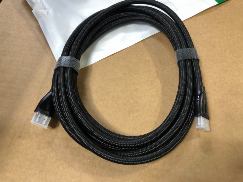 Photo 1 of UGREEN 8K HDMI Cable 2.1 10FT, ?1pc? 48Gbps Ultra High Speed Braided HDMI Cord 8K@60Hz 4K@120Hz, eARC HDR10 HDCP 2.2&2.3, HDMI Cable Compatible with PS5/Xbox Series X/Roku TV/HDTV/Blu-ray, Black