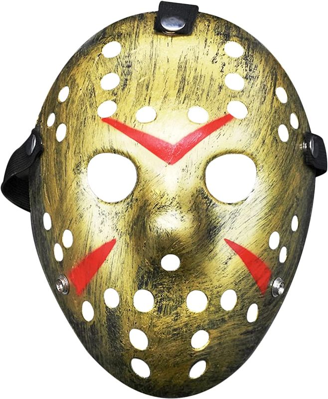 Photo 1 of 2x Scary Halloween Mask Costume Jason Mask Cosplay Mask Masquerade Mask Hockey Mask
