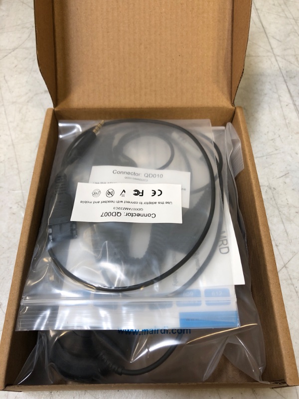 Photo 1 of Telephone Headset with Noise Canceling Microphone, Mono Office Call Center Headset with RJ9 & 3.5mm Jack for Landline Deskphone Cell Phone PC Laptop, Work for Mitel Aastra Toshiba NEC Shoretel Monaural M510SQD010