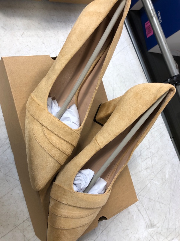 Photo 1 of 
Visit the Ermonn Store
Ermonn Womens Block Chunky Heels Pumps Closed Pointed Toe Office Wedding Dress Pump Shoes size 8