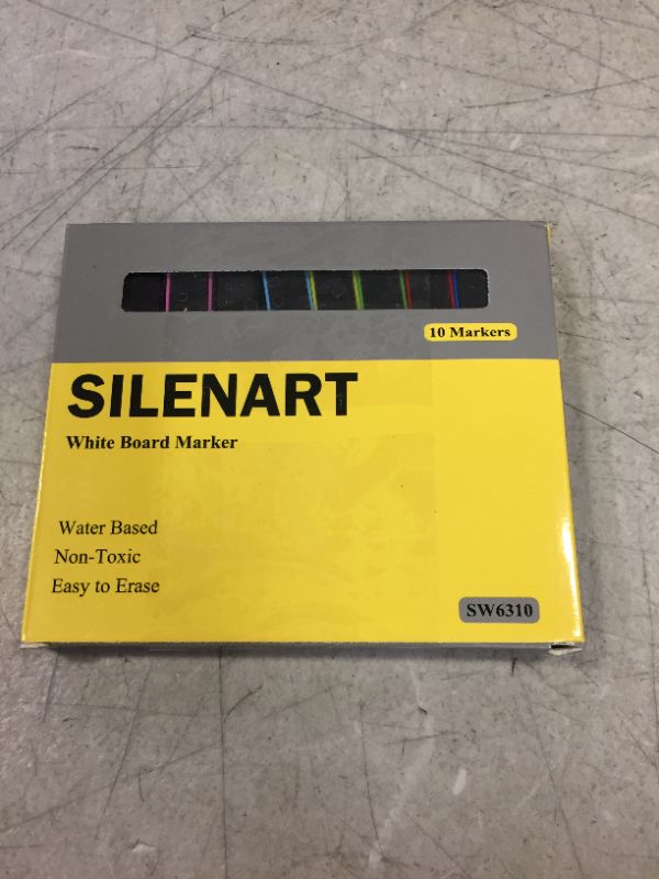 Photo 2 of Magnetic Dry Erase Markers Fine Tip, Small Whiteboard Markers for Kids, Fine Point, Low-Ordor, Dry Erase White Board Pens with Eraser, 10 Pack
