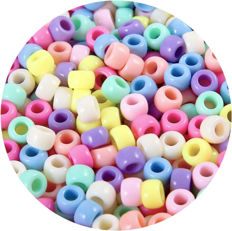 Photo 1 of Eppingwin Beads and Bead assortments (1000 Candy Pony Beads)… -- 2 pack 
