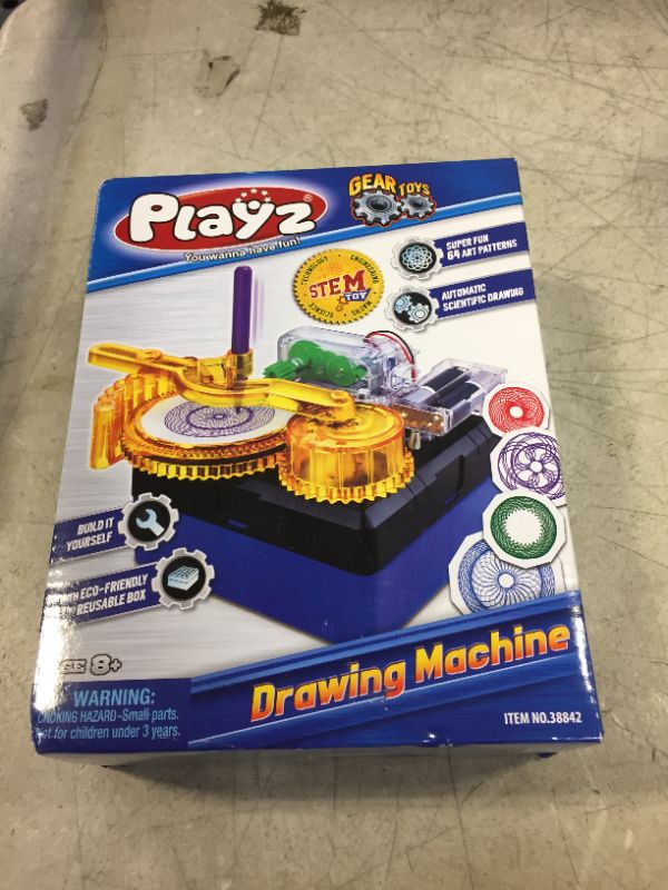 Photo 2 of Playz Electric Drawing Kit for Kids - Motorized DIY Doodle Board - Build Your Own Electronic Circuit Board Doodler Using a Science Kit for Kids Age 8-12 - Perfect Arts & Crafts Toy for Boys, & Girls