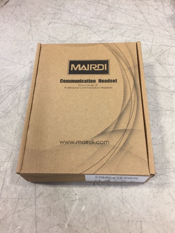 Photo 2 of MAIRDI USB Telephone Headset with Microphone Over-The-Head, Computer Headphone w/Volume Control for Office Business Call, PC Headset w/Noise Cancelling Mic for Voice Recognition Speech Dictating M809GUC Monaural --factory sealed --