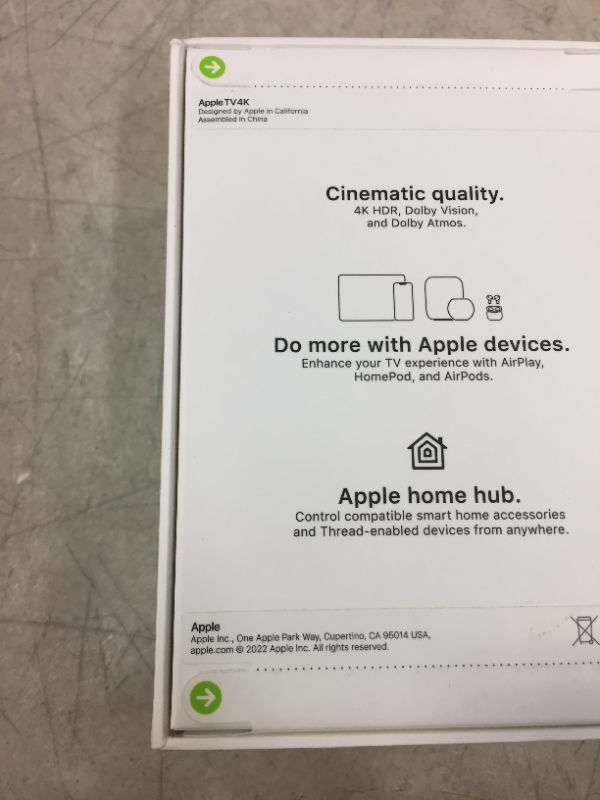 Photo 3 of 2022 Apple TV 4K Wi?Fi + Ethernet with 128GB Storage (3rd Generation) 128GB WiFi + Ethernet --factory sealed --