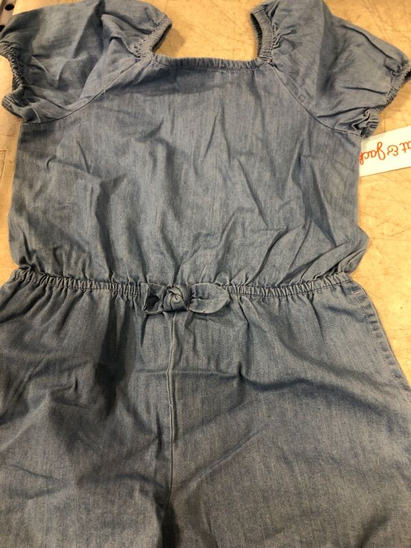 Photo 2 of  Cat & Jack light denim shorts romper. CUTE! Size 4T