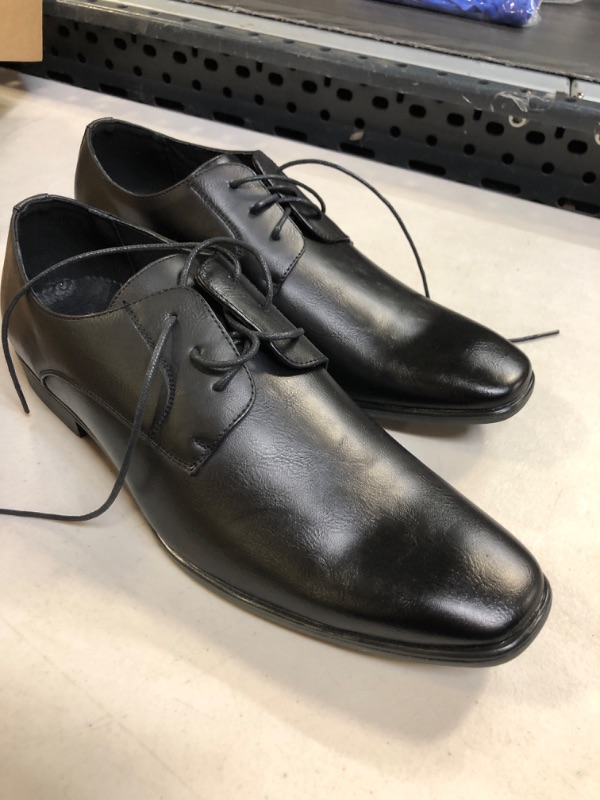 Photo 3 of BRAVO LEATHER LINED BLACK MENS DRESS SHOES , SIZE 14