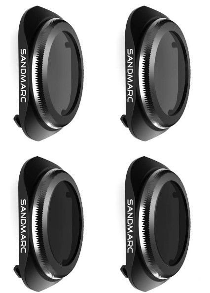 Photo 1 of (( 4 PACK )) SANDMARC Pro Plus Filters for DJI Mavic 2 Pro PL, ND4/PL, ND8/PL, ND16/PL, ND32/PL & ND64/PL Filter Set
