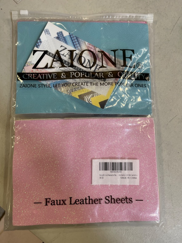 Photo 3 of 30 Pieces A5 Size?6x8 Inch?Solid Color 1.2MM Thickness Litchi Grain Texture Synthetic Faux Leather Fabric Sheets Cotton Back for Making Hair Bows, Earrings, 30 Color Each Color Half Sheet
