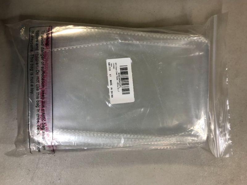 Photo 2 of 600 Pack Clear Resealable Polypropylene Bags Cellophane Plastic Poly Bag Self Sealable Treat Bag for Candle Soap Cookie Bakery Food, Prints Packaging Gift Photo Envelope Card (5 x 7 Inches)