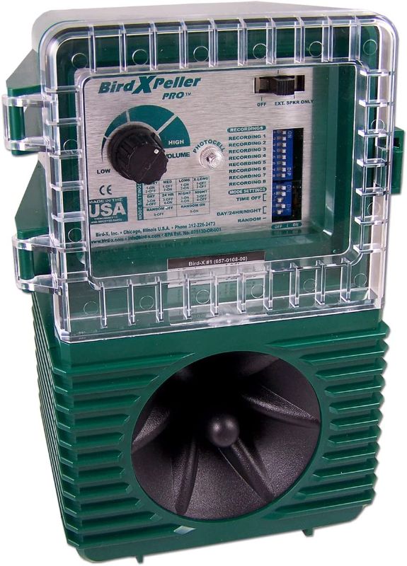 Photo 2 of Bird-X BirdXPeller® PRO Electronic Bird Repeller Version WP for Woodpeckers & Sparrows
