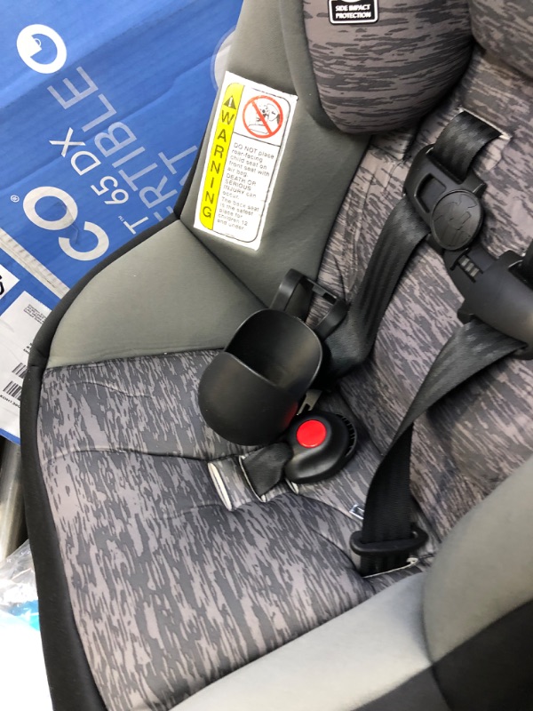 Photo 3 of Cosco Mighty Fit 65 DX Convertible Car Seat (Heather Onyx Gray)