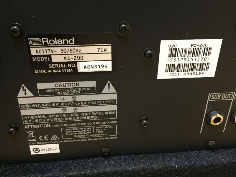 Photo 4 of Roland KC-200 Keyboard Amplifier 