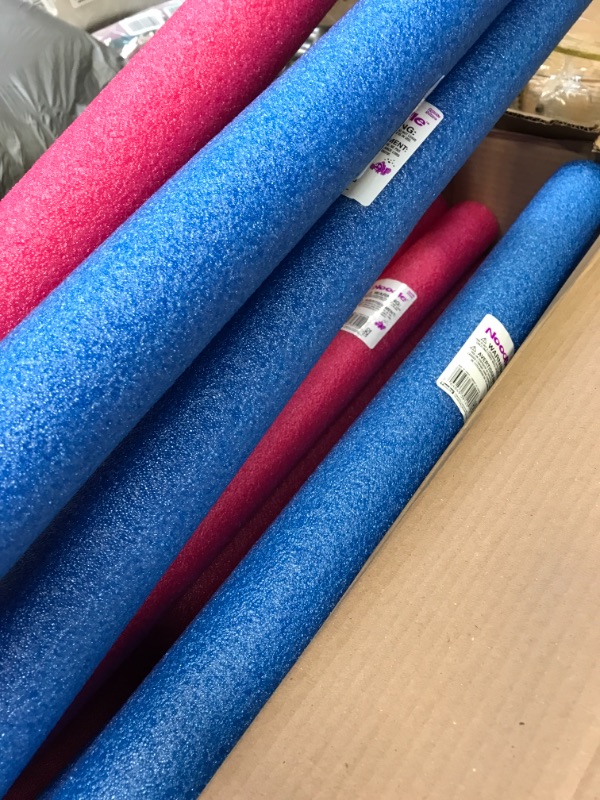 Photo 3 of 12 COUNT OF POOL NOODLES(BLUE AND PINK)