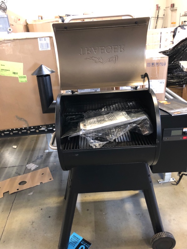 Photo 3 of 
Traeger Pro 575 Pellet Grill - Bronze- accesories bent 