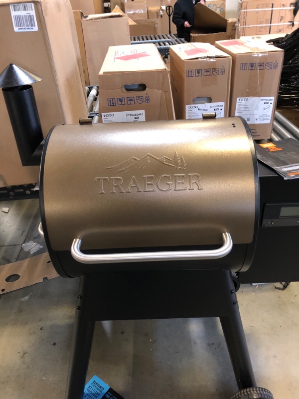 Photo 2 of 
Traeger Pro 575 Pellet Grill - Bronze- accesories bent 