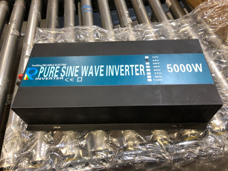 Photo 2 of WZRELB Pure Sine Wave 5000W 24V Power Inverter DC to AC Power - Solar, RV--DOESN'T POWER ON--SOLD FOR PARTS ONLY--