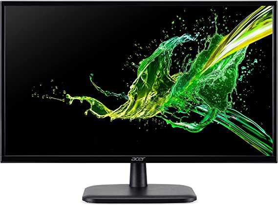 Photo 1 of Acer EK220Q Abi 21.5" Full HD (1920 x 1080) VA Monitor & SB220Q bi 21.5 Inches Full HD (1920 x 1080) IPS Ultra-Thin Zero Frame Monitor (HDMI & VGA Port), Black Monitor + Monitor, Black