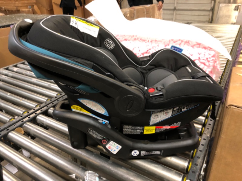 Photo 4 of Graco Modes Pramette Travel System, Includes Baby Stroller with True Pram Mode, Reversible Seat, One Hand Fold, Extra Storage, Child Tray and SnugRide 35 Infant Car Seat, Ellington  *** ITEM HAS LOOSE HARDWARE ***PHOTO IS FOR REFERENCE ONLY. ITEM IS A DIF