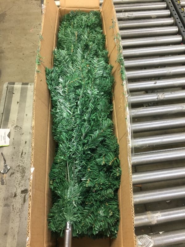 Photo 2 of 6 Ft Premium Christmas Tree with 1200 Tips for Fullness - Artificial Canadian Fir Full Bodied Christmas Tree with Metal Stand, Lightweight and Easy to Assemble 6FT