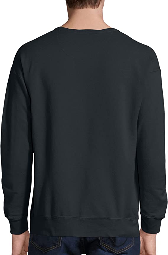 Photo 1 of Hanes Men's Comfortwash Garment Dyed Sweatshirt - Size Small Color Black
