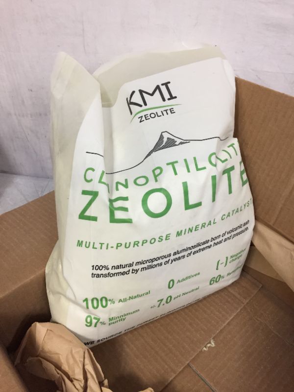Photo 2 of  KMI Zeolite Clinoptilolite (30- coarse Powder, 20lb Bag)