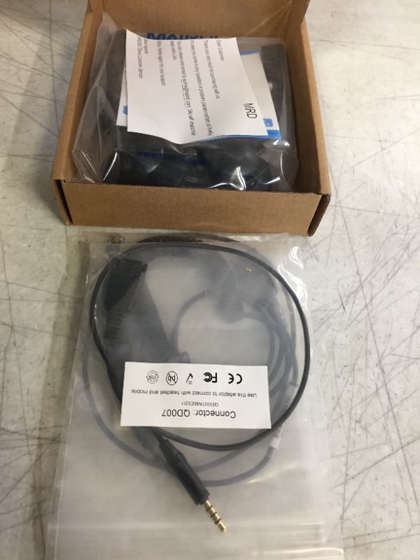 Photo 2 of MAIRDI Call Center Headset with Microphone Noise Canceling, Office Phone Headset with RJ9 Jack & 3.5mm Connector for Landline Deskphone Cell Phone PC Laptop, for Mitel Aastra Toshiba NEC Shoretel