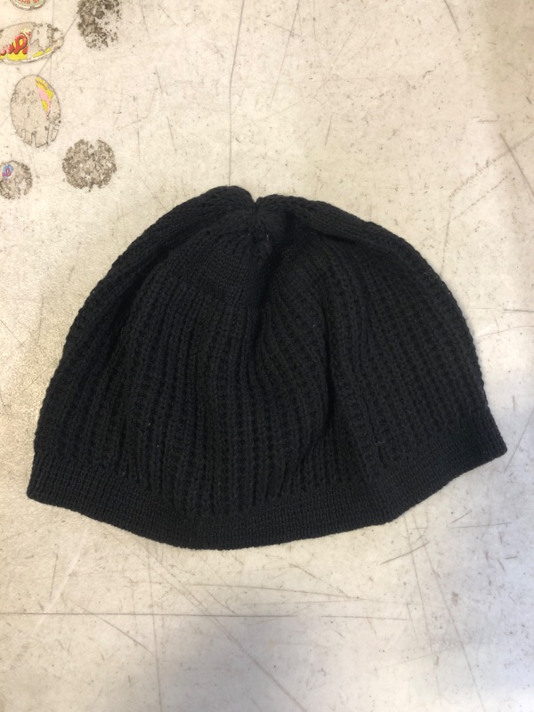 Photo 1 of Black Knit Beanie Small Kids